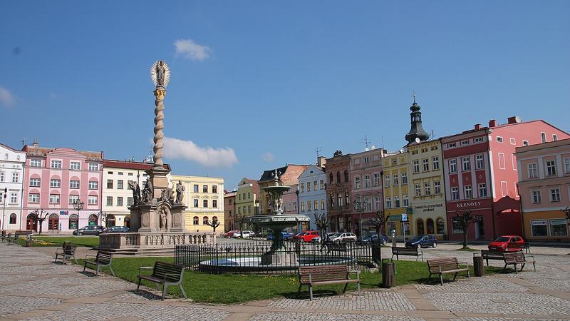 Mírové náměstí v Broumově