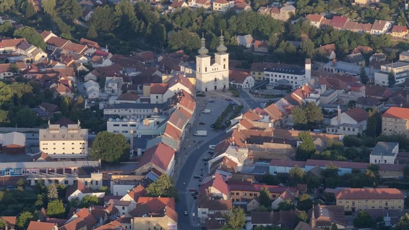 Zrekonstruované náměstí v Bystřici nad Pernštejnem - 2013