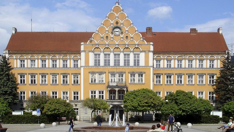 Radnice v Českém Těšíně (Moravskoslezský kraj, Česko)