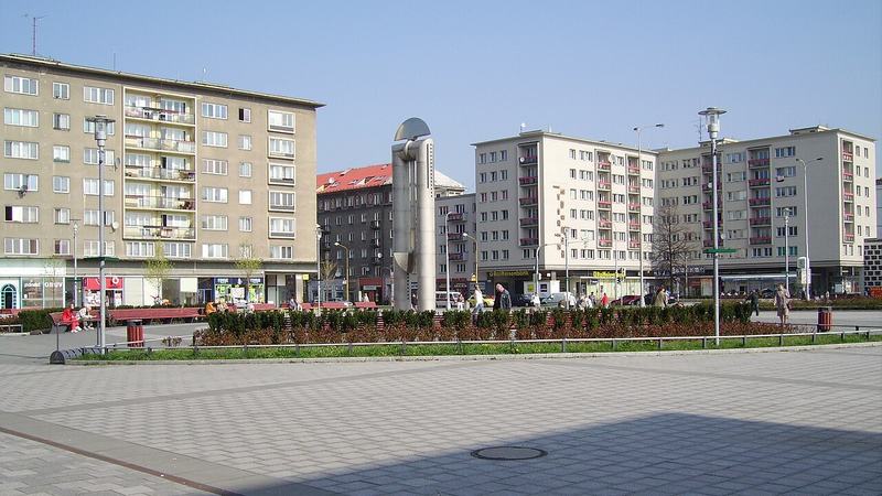 Náměstí Republiky. Havířov, okres Karviná, Moravskoslezský kraj. site : http://www.havirov