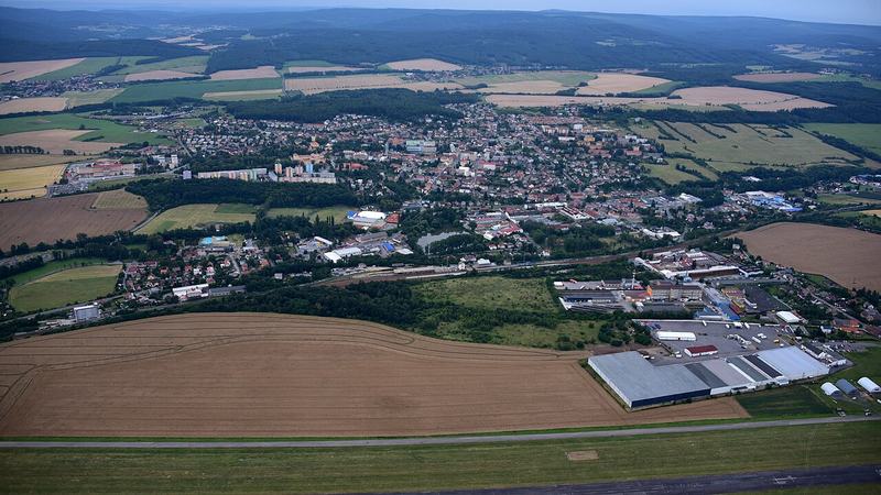 Hořovice, Luftaufnahme (2018)