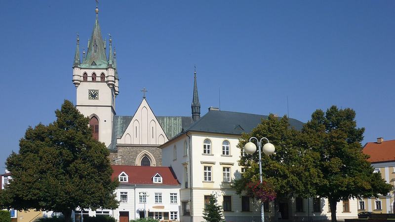 Obermarkt in Humpolec (Horní náměstí)
