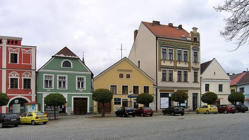 Náměstí Čsl. armády v Kamenici nad Lipou