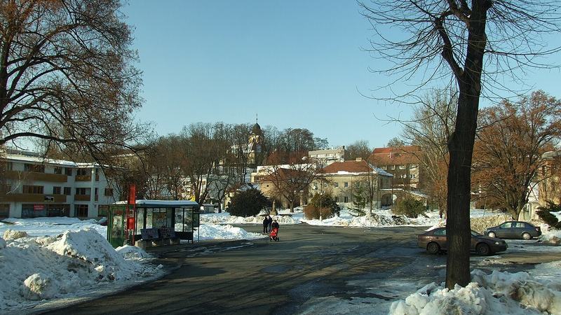 Hlavní (Třebízského) náměstí v Klecanech , Středočeský kraj