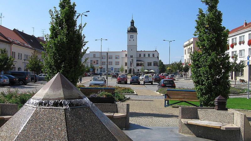 Kyjov - Masarykovo náměstí (září 2008)