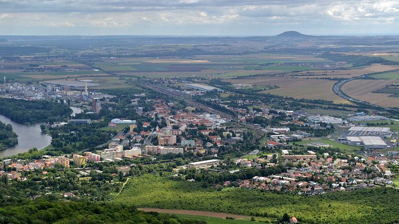 Lovosice - pohled z Lovoše