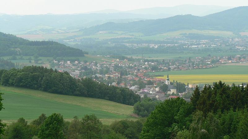 View of Novy Malin from east