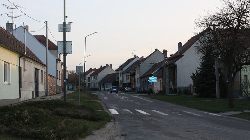 Ratíškovice (okres Hodonín) - hlavní ulice