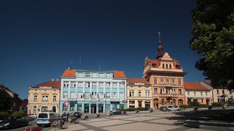 Sedlčany náměstí TGM