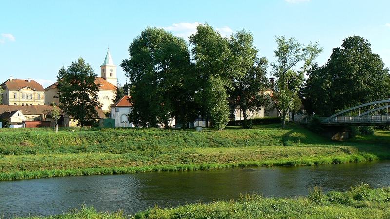 Radbuza ve městě Stod v okrese Plzeň-jih