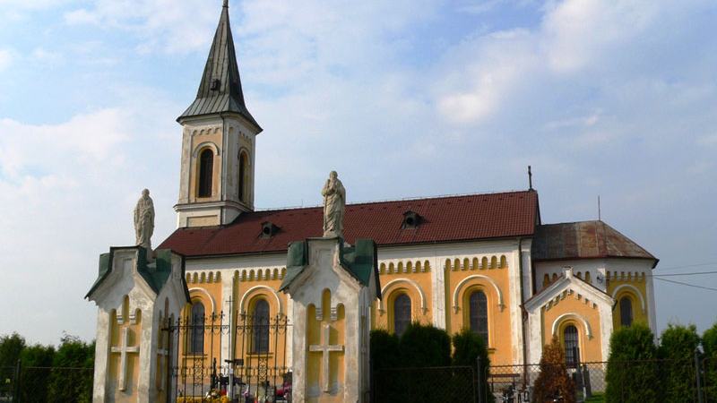 Saint Lawrence Church in Kostelec (Kościelec), Těrlicko (Cierlicko), Czech Republic. Photo