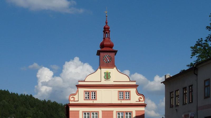 Stará radnice, nyní Městské muzeum ve městě Úpice , okres Trutnov