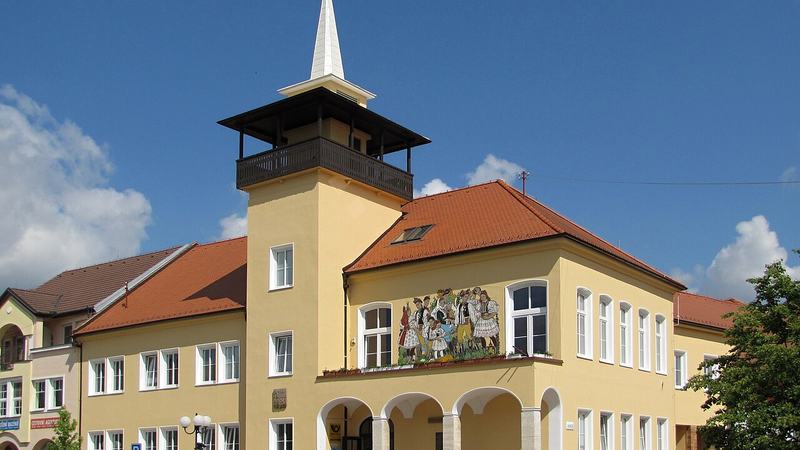 Radnice ve Vracově z let 1948–1950