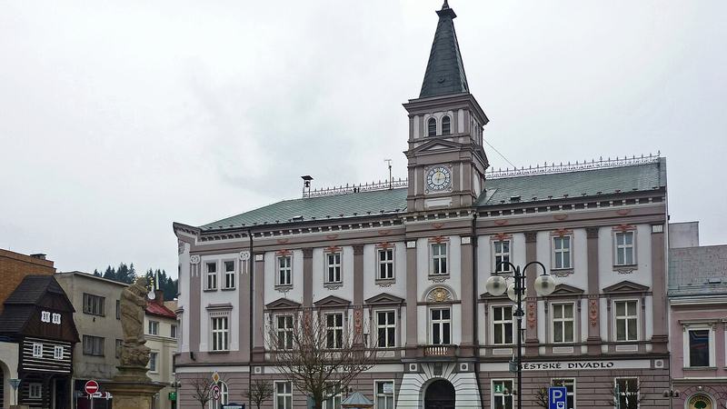 Rathaus in Železný Brod (Eisenbrod)